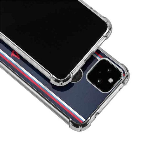 NBA Los Angeles Clippers Distressed Red Google Pixel 5 Clear Case